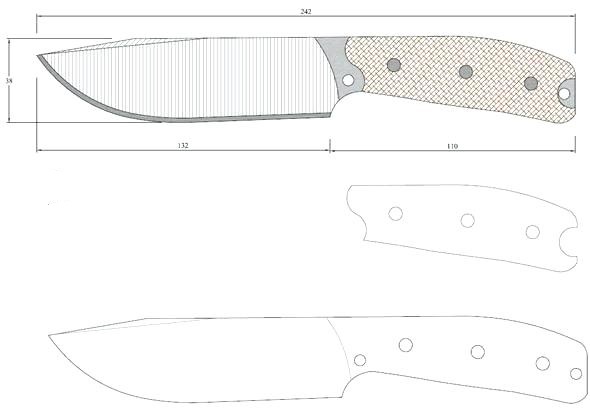 Knife Templates And Patterns How To Make Sheath Makers Legacy