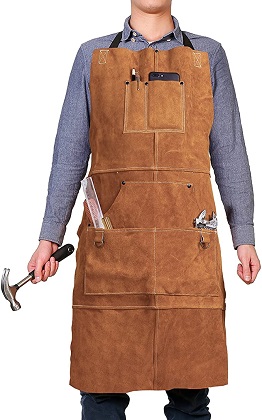 QeeLink Leather Work Shop Apron