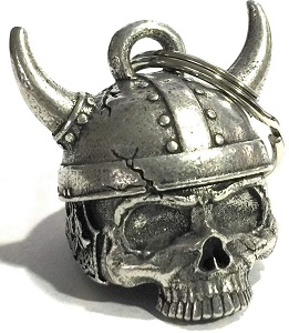 Viking Helmet Skull Motorcycle Biker Bell