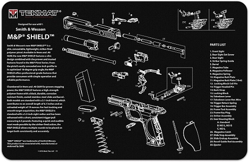 TekMat for Use with Smith & Wesson M&P Shield