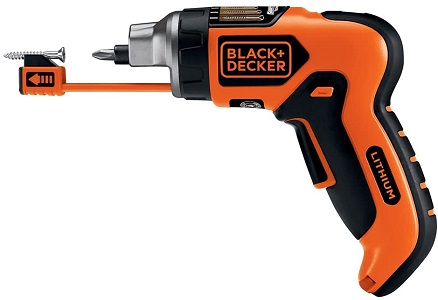 Black and Decker Cordless Screwdriver SmartSelect