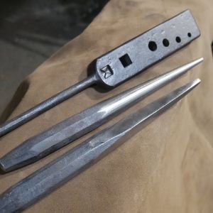 blacksmith Bolster Plates and Hand Mandrel www.makerslegacy.com